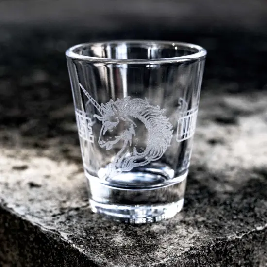 2oz Because Unicorns Shot glass {5}