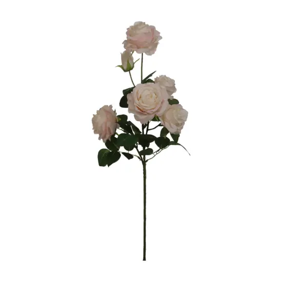Cream & Pink Rose Spray: Set of 12, 27-Inch, Silk Roses by Floral Home&reg; {1}