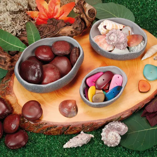 Yellow Door Unique Rustic Nesting Bowls - Set of 3 {6}