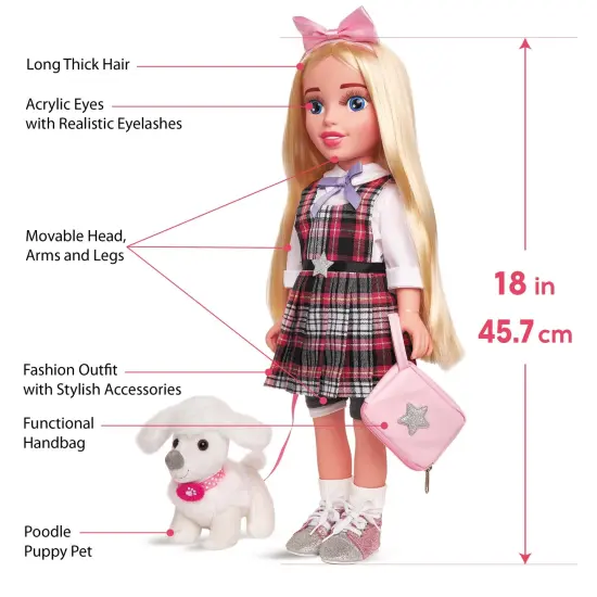 Beauty Star Dolls: Preppy Girl. Where Fashion, Fun, and Furry Friends Unite! {2}