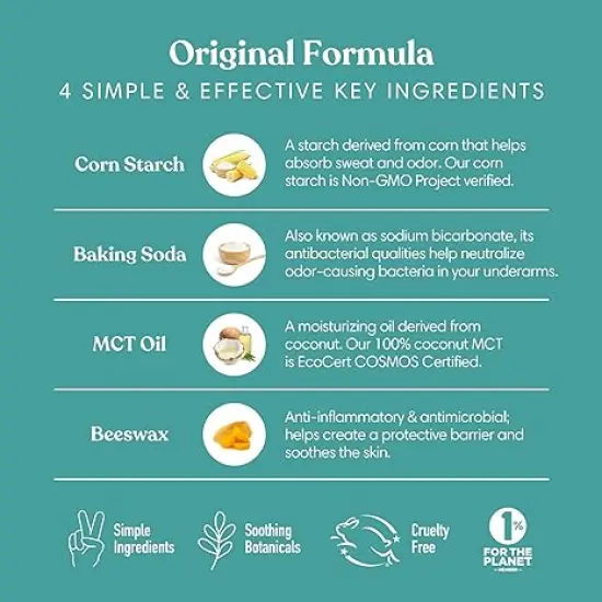 HUMBLE BRANDS Original Formula Aluminum-free Deodorant. Long Lasting Odor Control | RAHEEV&reg; {5}