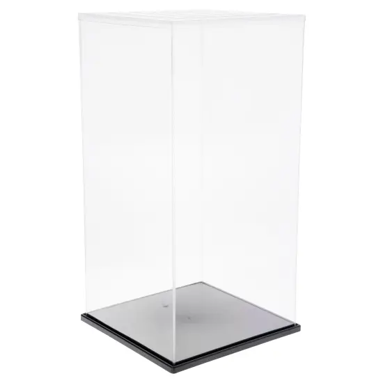 ExpoCase Plastic Folding Display Cover for Dolls, 14.75" W x 14.75" D x 30" H {1}