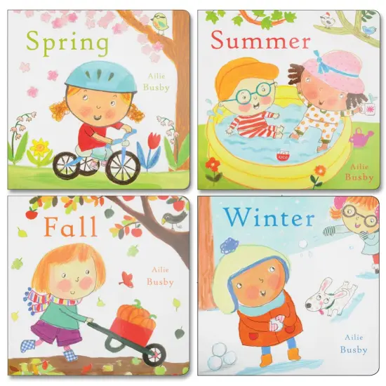 Kaplan Early Learning Company Seasons of the Year Board Books - Set of 4 {1}