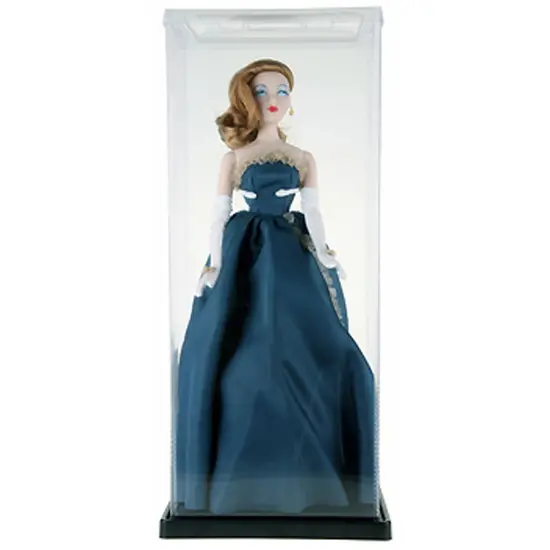 ExpoCase Plastic Folding Display Cover for Dolls, 6.625" W x 6.625" D x 17.375" H {3}