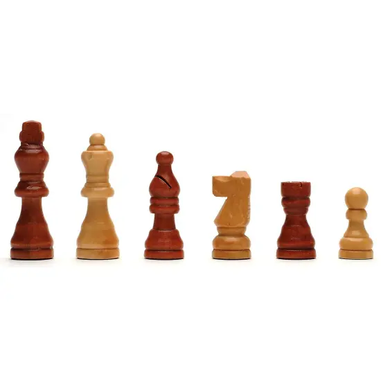 WE Games Folding Wood Travel Chess Set - 11.5 in. Board, 2.6 in. King {6}
