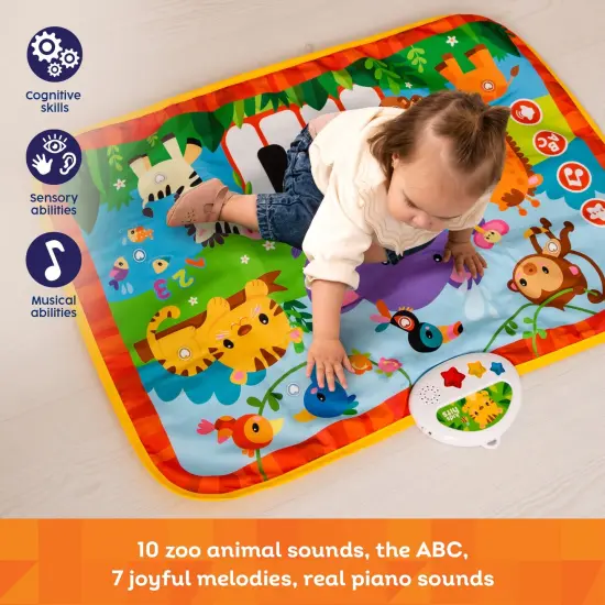 Kids Hits Educational Baby Light andSound Mat Toy Musical Zoo {3}