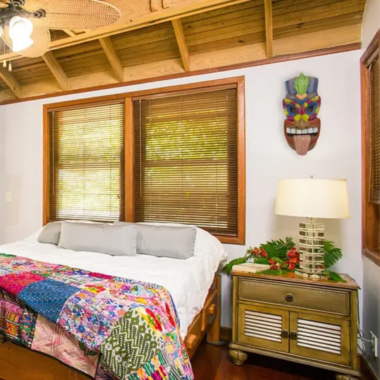 Northlight Tiki Man Sticking Tongue Out Hanging Wall Decoration - 16" - Multicolor Brown {6}