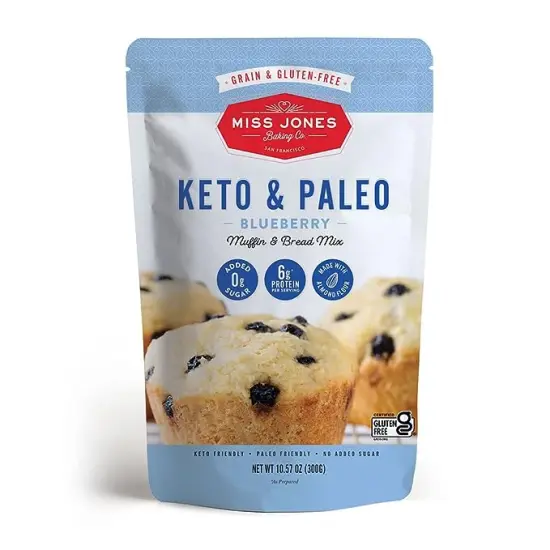 Miss Jones Baking&reg; Keto Blueberry Muffin Mix {2}