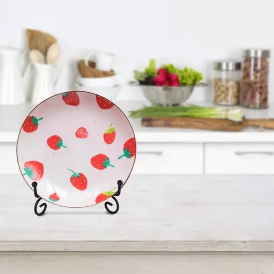 Teamkio Improved Anti-Slip Plate Holder Display Stand, Picture Frame Holder Stand, Easel Display Stand, Book Display Stand (4inch) {4}