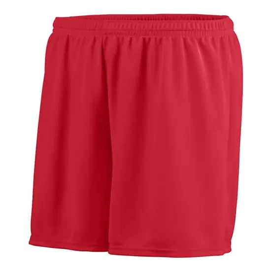 Augusta Sportswear&reg; - Best Octane Shorts For Men's, 100% polyester wicking knit - 1425 Red {1}