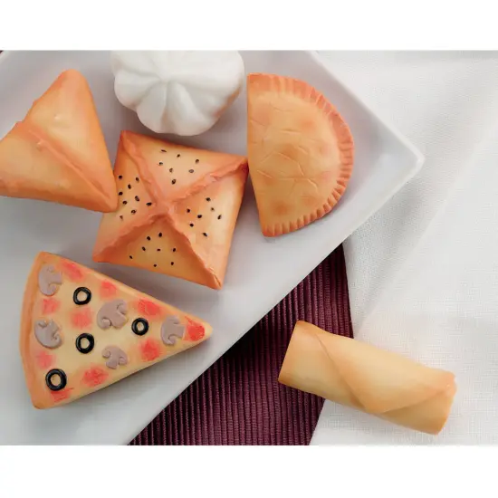 Yellow Door Sensory Play Stones: Foods of The World - Set of 8 {4}