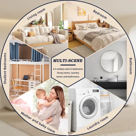 Storage Basket, Cotton Rope Woven Basket with Handles. Blanket Basket for Storing Clothes, Toys, Books, Shelves etc, 15''L x 10''W x 9.5''H, Gray/Off White {6}