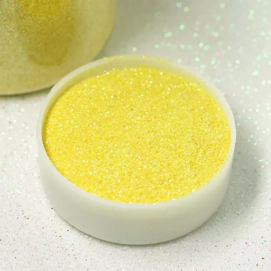 1 lb Shimmering Extra Fine Glitter DIY Crafts Yellow {7}