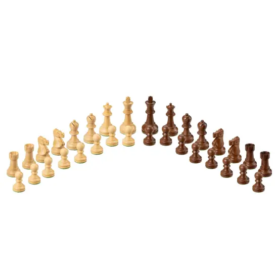 Bobby Fischer Ultimate Chess Pieces, Acacia and Boxwood 3.75 inch King {4}