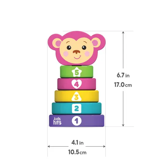 Kids Hits Wooden Stack and Play Monkey: Endless Fun in Every Stack! {5}