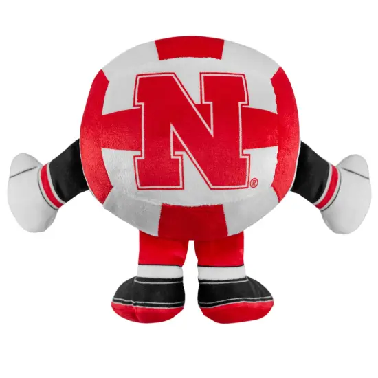 Bleacher Creatures Nebraska Huskers 8" Kuricha Volleyball Plush {3}