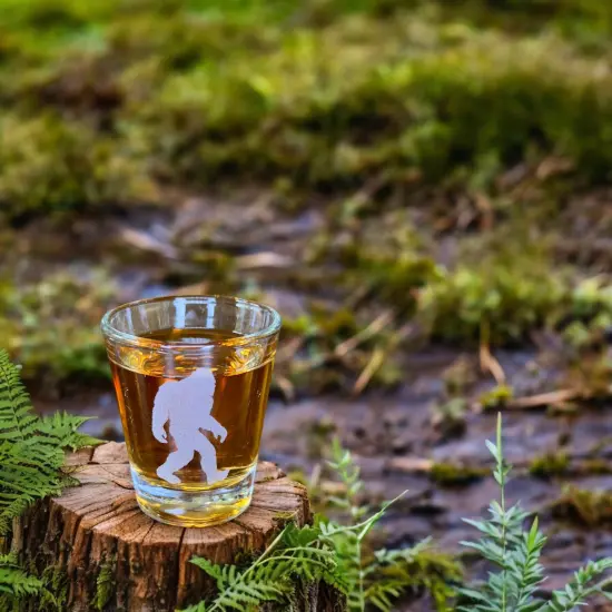 2oz Sasquatch Shotglass LASER {5}