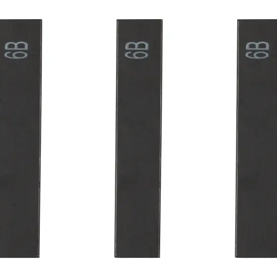 SoHo Urban Artist Compressed Graphite Sticks 6B, Pack of 3 - Premium Graphite Sticks for Drawing - Versatile & Smooth Gliding Artist Graphite - Ideal for Professionals, Students, and Artists {3}