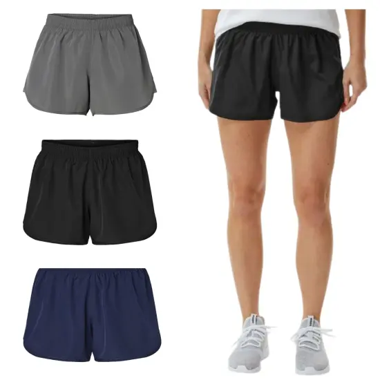 Augusta Sportswear&reg; Women's Wayfarer Shorts Graphite {2}