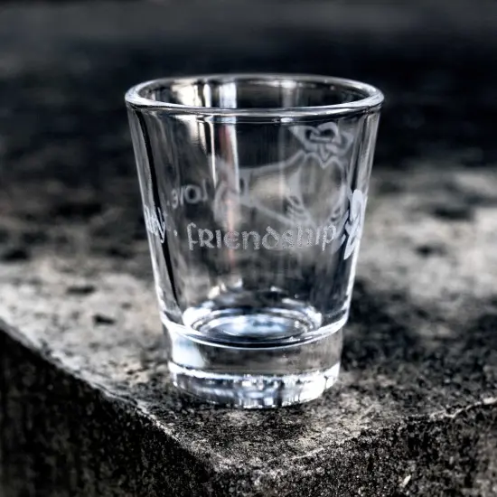 2oz Claddagh Shot glass {6}