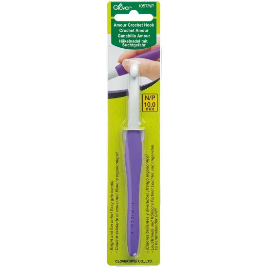 Clover Amour Crochet Hook-Size N/P/10mm {1}