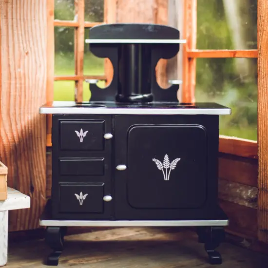 The Queen's Treasures 18 Inch Doll Little House Prairie Wood Cook Stove {1}