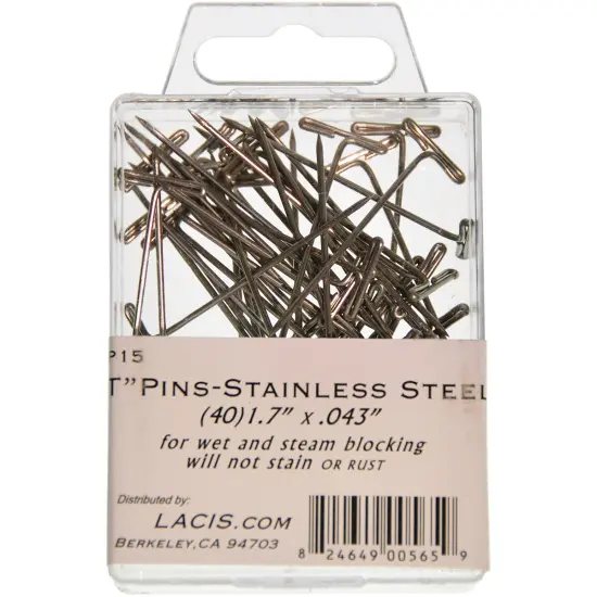 Lacis T-Pins 1.7" 40/Pkg {1}