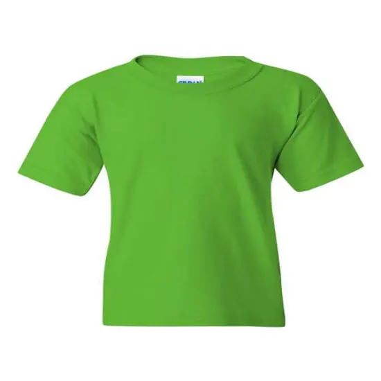 Gildan&reg; Heavy Cotton Crew Neck Short Sleeve Youth T-Shirt Electric Green {1}