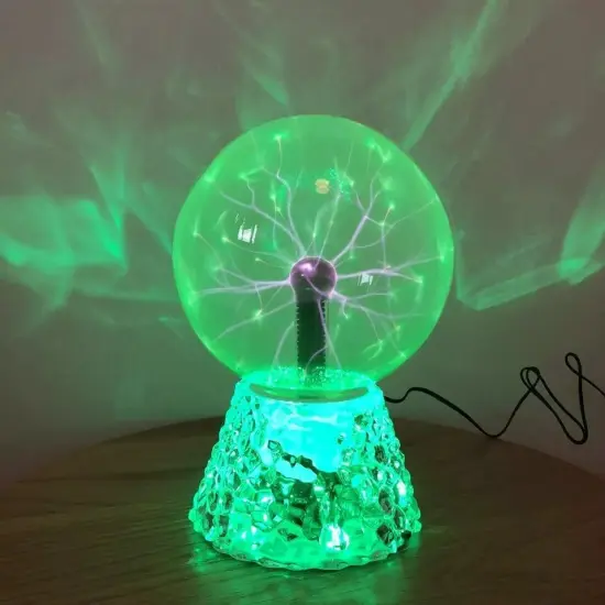 Plasma Ball, RAYWER 6 inch Touch & Sound Sensitive Plasma Globe, Nebula Novelty {2}