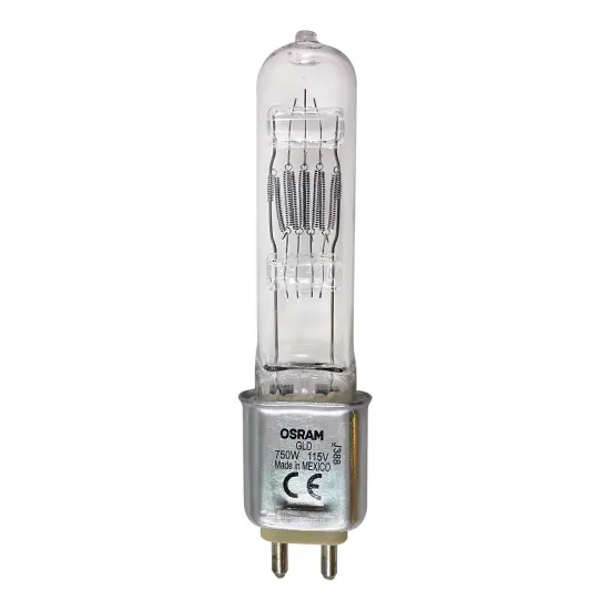 GLD 750w 115v G9.5 Halogen Bulb - Stage Studio Replacement Lamp {1}