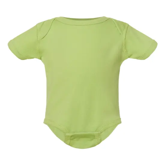 Rabbit Skins&reg; Infant Baby Rib Bodysuit Short Sleeve Key lime {2}