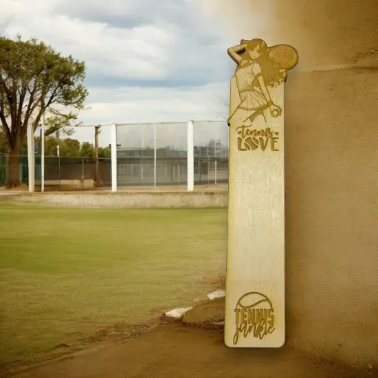 Bookmark - Tennis Love - Birch wood {4}
