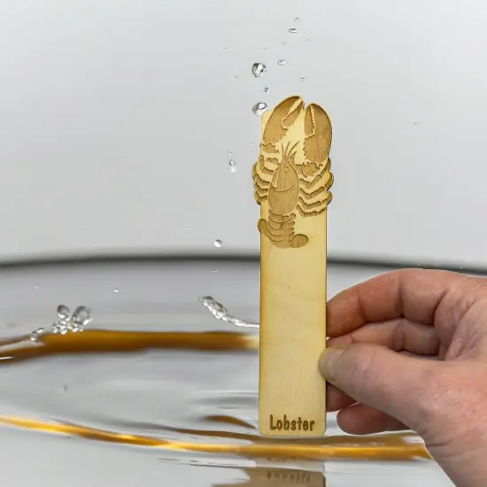 Bookmark - Lobster - Birch wood {5}