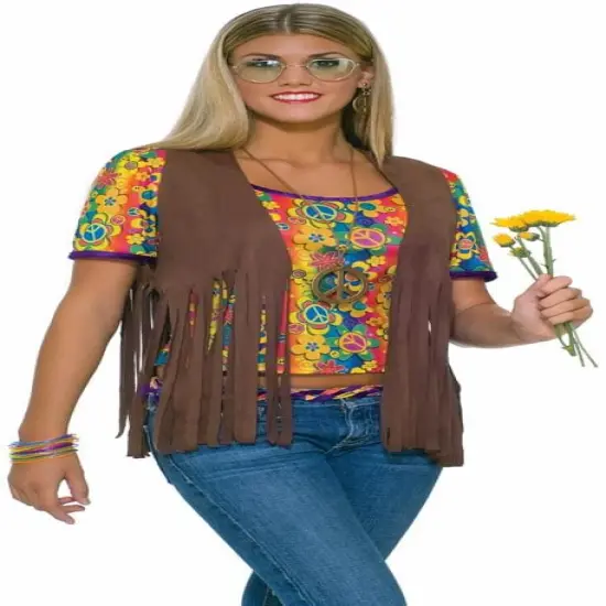 Sexy Hippie Costume Vest Female {1}