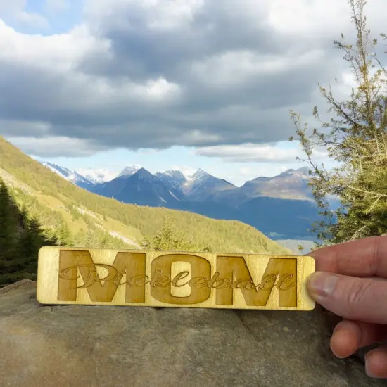 Bookmark - Pickleball Mom - Birch wood {2}