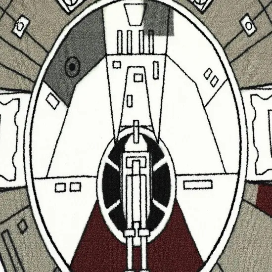 Star Wars Millennium Falcon Small Area Rug | 39 x 52 Inches {3}