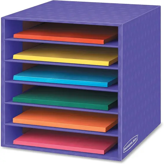 1 Pack Classroom 6 Shelf Organizer File Sorter 18"H X 12"W X 13 1/4"D {1}