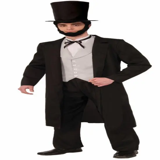 America President Abraham Lincoln Deluxe Adult Costume {1}
