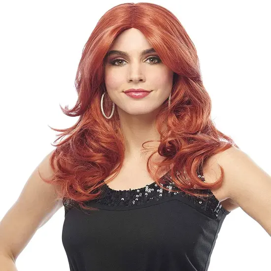 Ginger Diva Adult Costume Wig | Copper {1}