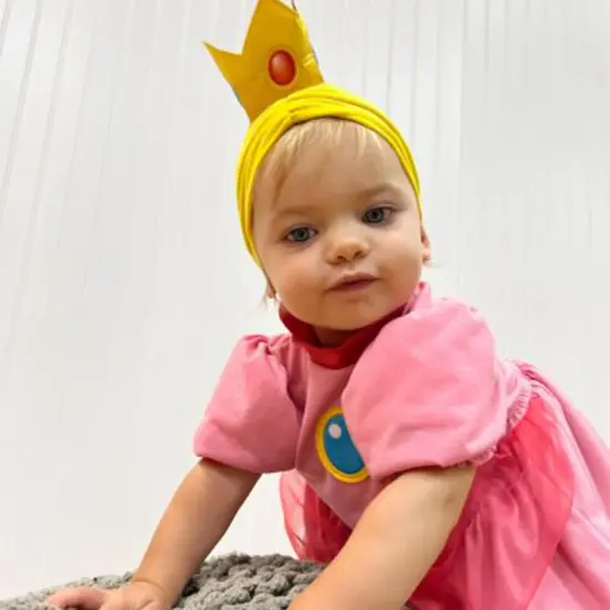 Super Mario Bros. Princess Peach Posh Infant Costume {4}