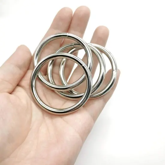 Metal Rings for Macrame Metal Rings for Crafts 2 Inch for Macrame Plant Hangers Dog Collars 10 Pack 5Mm Thick Welded Heavy Duty Metal O Rings 2 in Buckle for Macrame Ring 50Mm O Rings Metal 40Mm, Metal Rings {5}