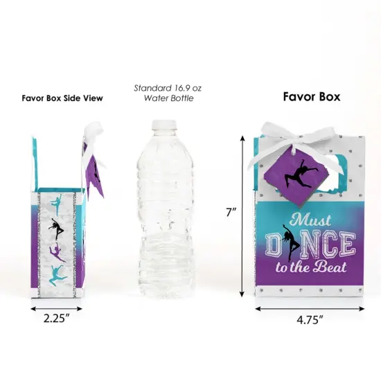 Big Dot of Happiness Must Dance to the Beat - Dance - Birthday Party or Dance Party Favor Boxes - Set of 12 {3}