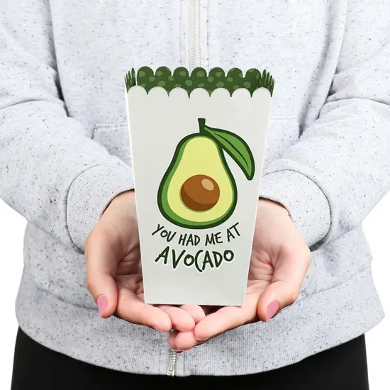 Big Dot of Happiness Hello Avocado - Fiesta Party Favor Popcorn Treat Boxes - Set of 12 {6}