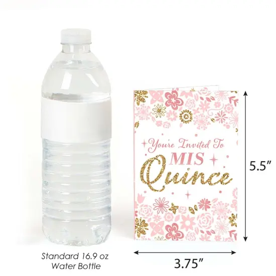 Big Dot of Happiness Mis Quince Anos - Fill In Quinceanera Sweet 15 Birthday Party Invitations (8 count) {4}