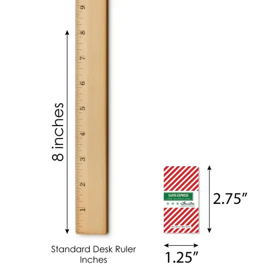 Big Dot of Happiness Santa's Special Delivery - Mini Candy Bar Wrapper Stickers - From Santa Claus Christmas Small Favors - 40 Count {6}