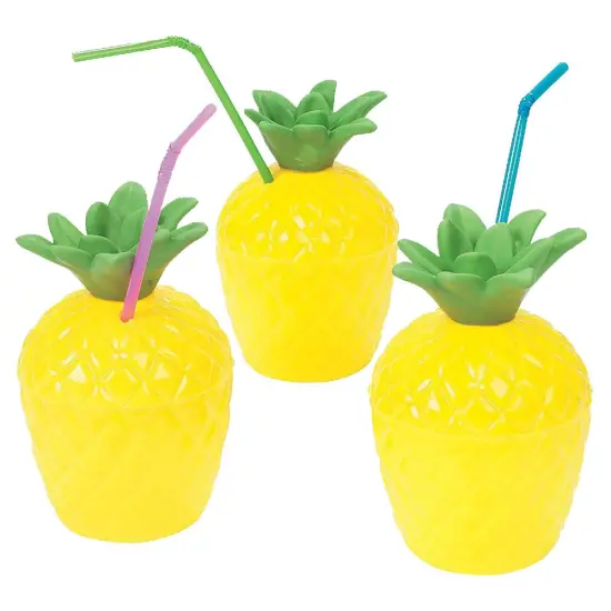 Plastic Pineapple Cup with Lid | Sip in Style | Raheev&reg; {2}