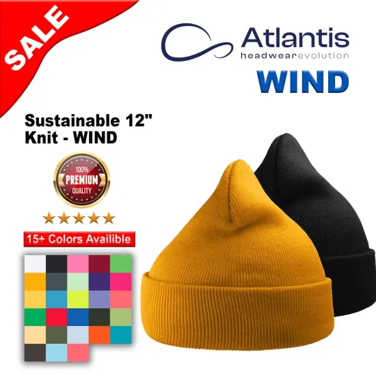 Atlantis Headwear&reg; Sustainable 12" Knit Royal {2}