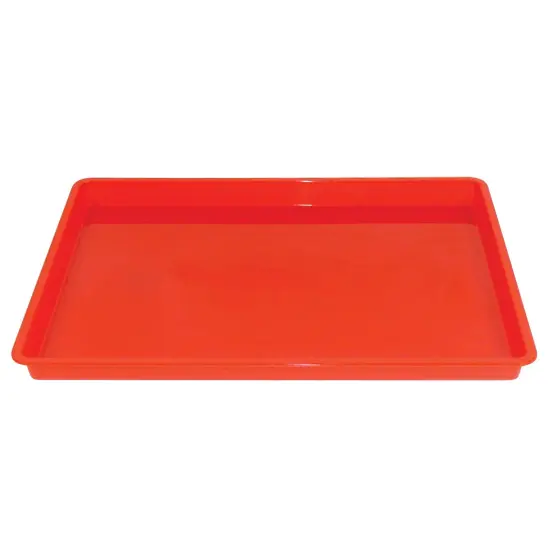 Creativitray&reg; Finger Paint Tray, Red, Pack of 6 {2}