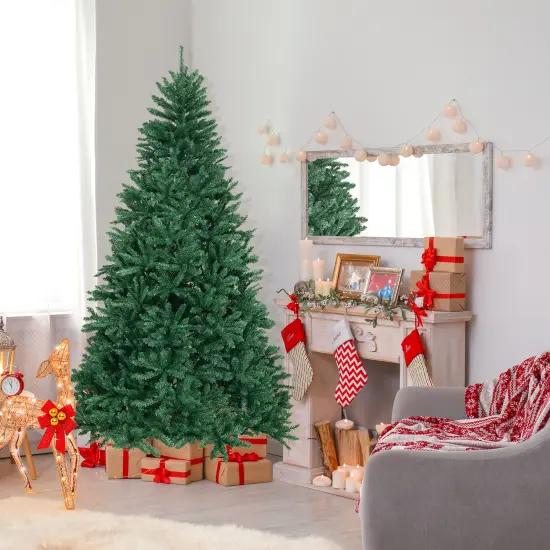 7.5 Feet Artificial Christmas Tree With Folding Metal Stand {3}
