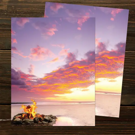 Great Papers! Beach Bonfire Letterhead, for Invitations, Announcements, and Personal Messages, Printer Friendly 8.5" x 11", 50 Pack (2023031) {2}